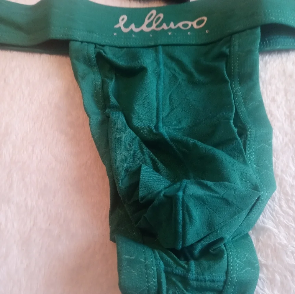 2 Pair Green and Black Thong Set by lulwoo
